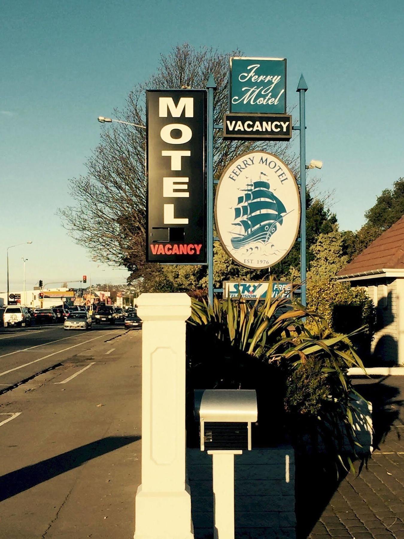 Ferry Motel Christchurch Exterior foto